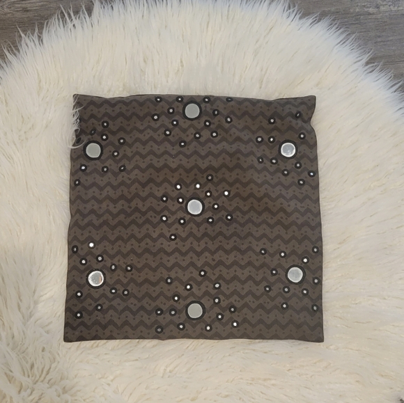 West Elm Mirror Pillwest elm Sandhur Mirror Burst Pillow Covow Cover with Insert - Picture 3 of 12